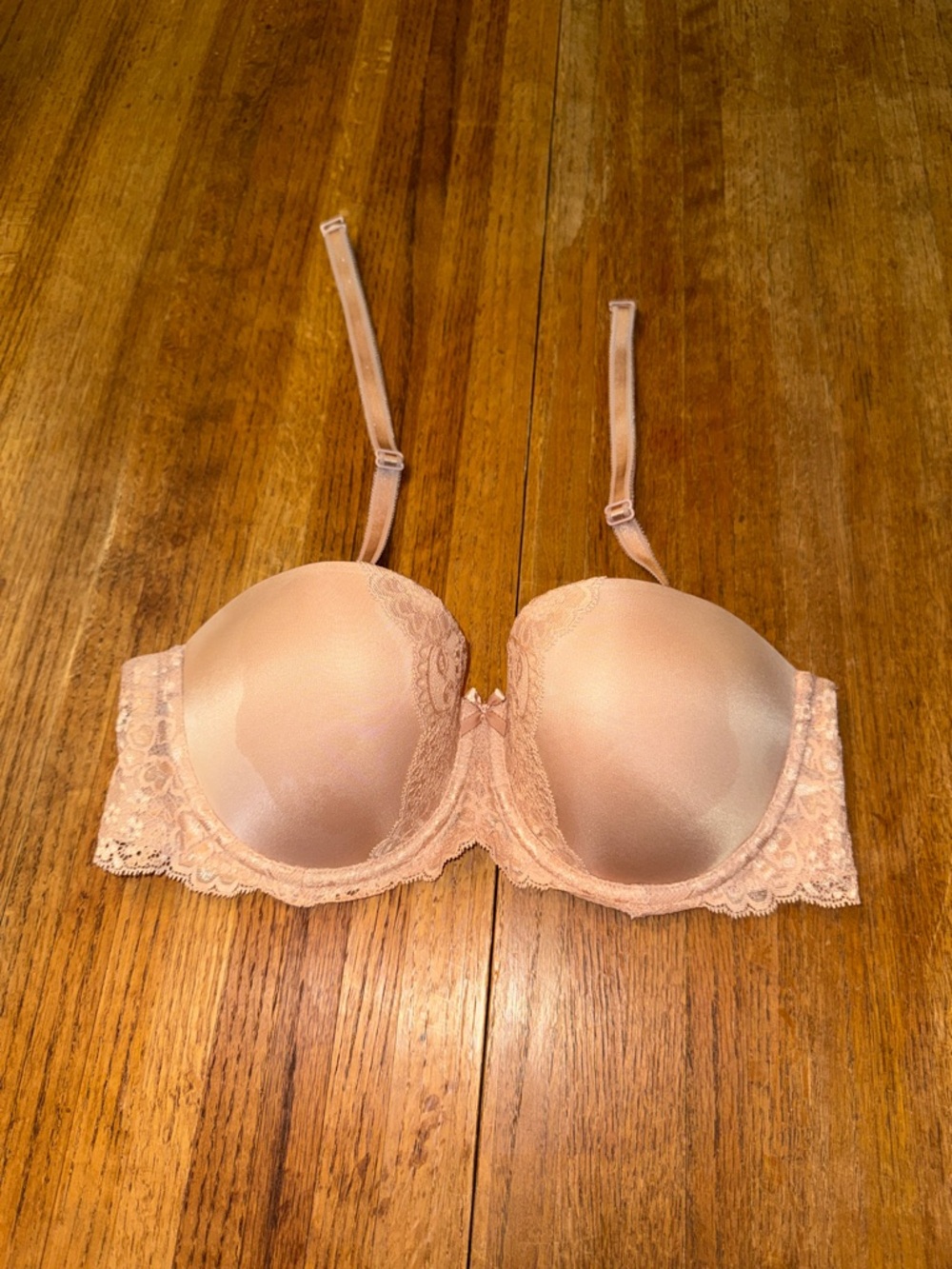 Victoria's Secret Light Nude Lace Push-Up Bra
